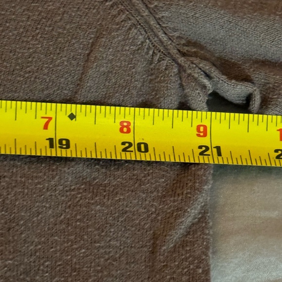 Loft 100% Pima Cotton 3/4 Sleeve Gray Cardigan Size XXL - Picture 4 of 5